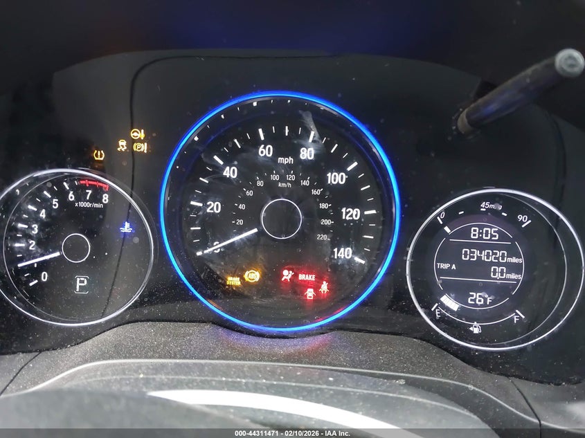 VIN 3CZRU6H16MM717107 2021 HONDA HR-V AWD SPORT