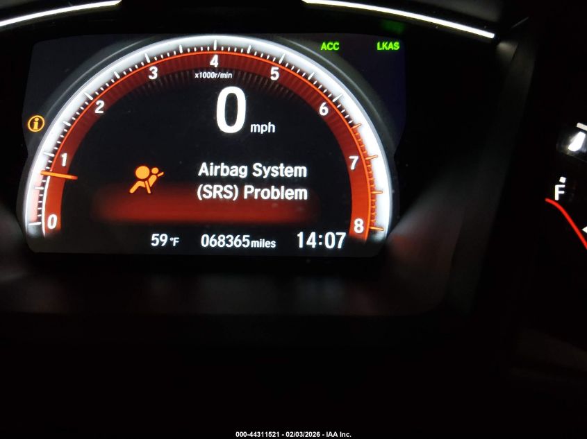 2020 Honda Civic Sport VIN: SHHFK7G45LU210930 Lot: 44311521