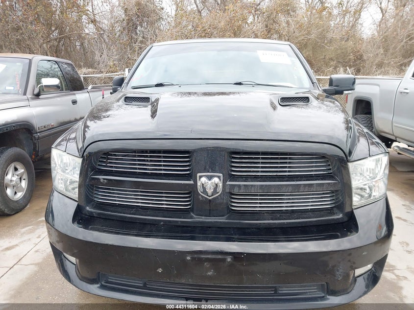 2012 Ram 1500 5.7 Ram Sport black Lot 111044311604 Vin 1C6RD6MT3CS321159