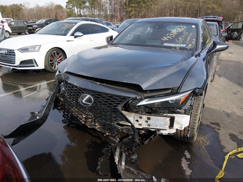 2024 Lexus Is 3.5 Is 350 F Sport Design grey Lot 111044311663 Vin JTHBZ1B29R5081680