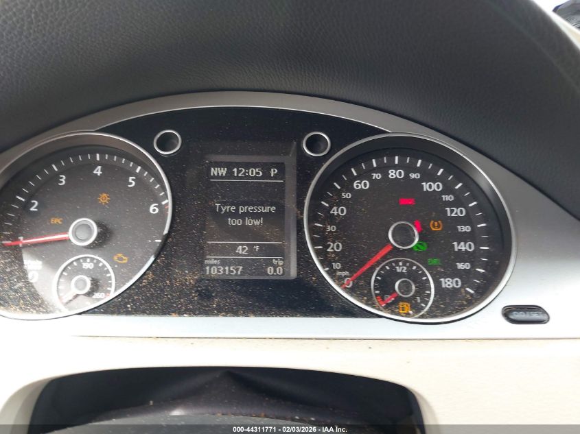 2010 Volkswagen Cc Sport VIN: WVWMN7AN1AE549099 Lot: 44311771