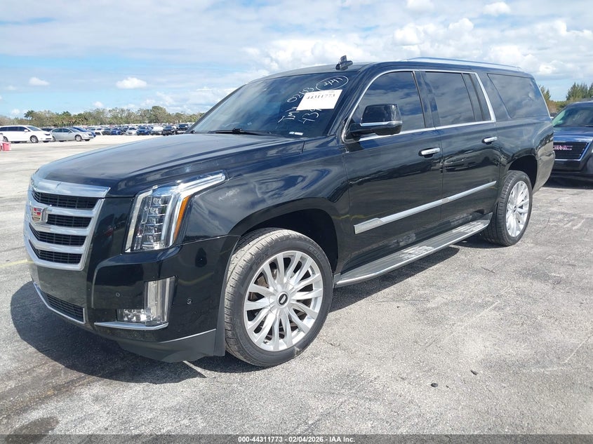 Vin: 1gys4hkj8gr439285, lot: 44808178, cadillac escalade esv luxury collection 20162