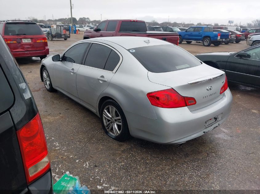 2011 Infiniti G37 Journey