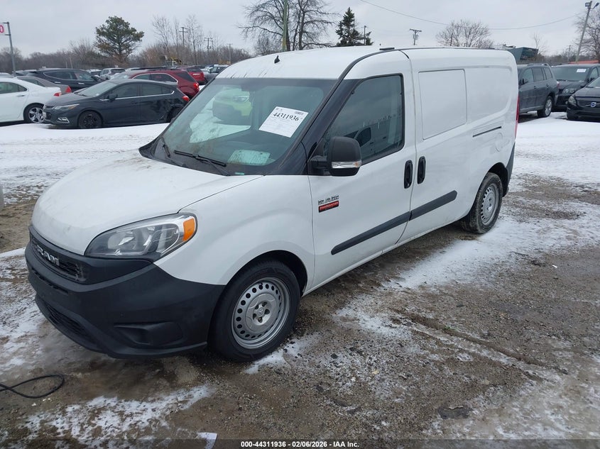 Vin: zfbhrfabxl6s40513, lot: 44808341, ram promaster city tradesman 20202