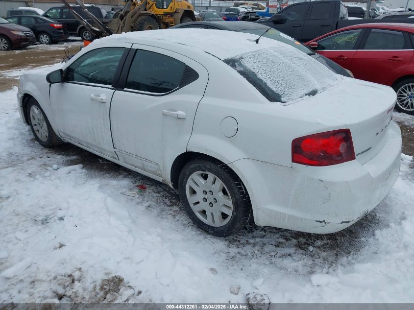 2012 Dodge Avenger Se
