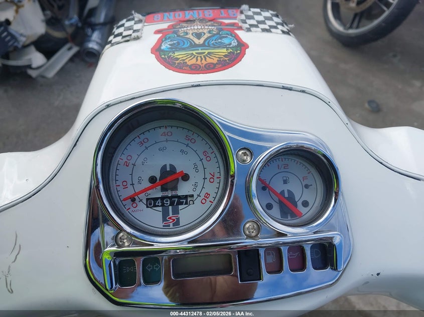 2009 Vespa Lx 150 VIN: ZAPM448F695602731 Lot: 44312478