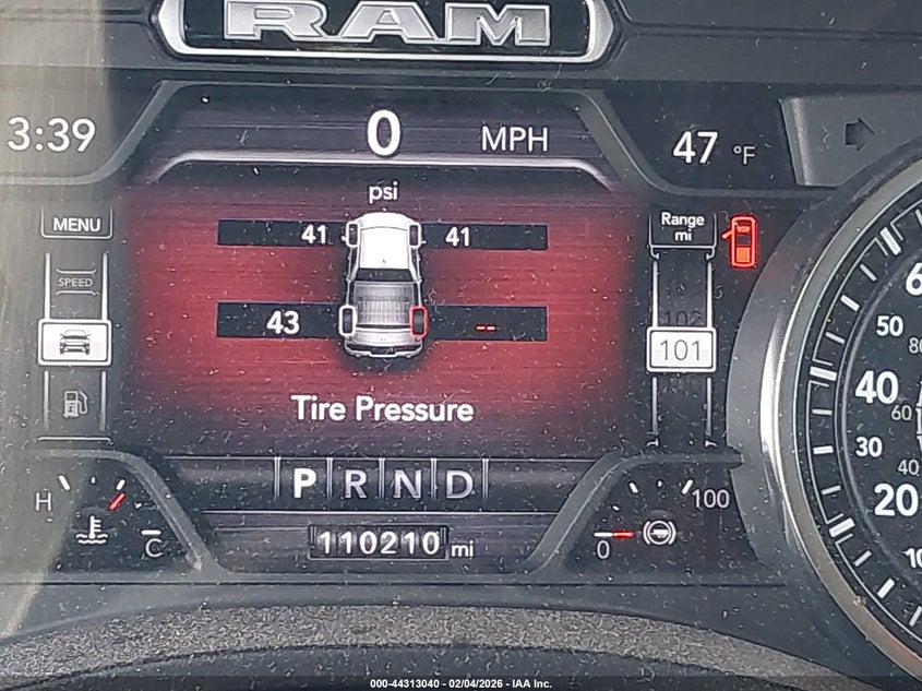 2020 RAM 1500 - vista 16