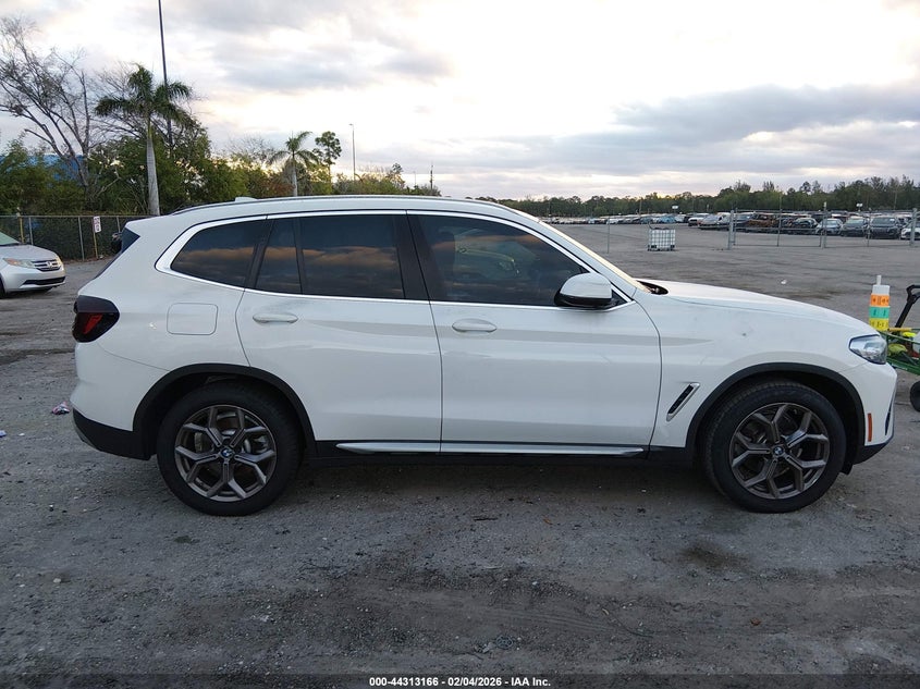 2024 BMW X3 2.0 Sdrive30I white Lot 111044313166 Vin WBX47DP06RN265714
