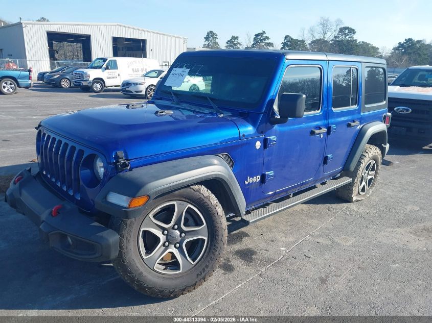 2020 Jeep Wrangler Unlimited Sport S 4X4