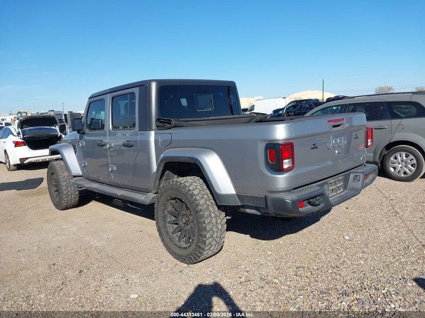 2020 Jeep Gladiator 3.6 Overland 4X4 silver Lot 111044313461 Vin 1C6HJTFG2LL140535