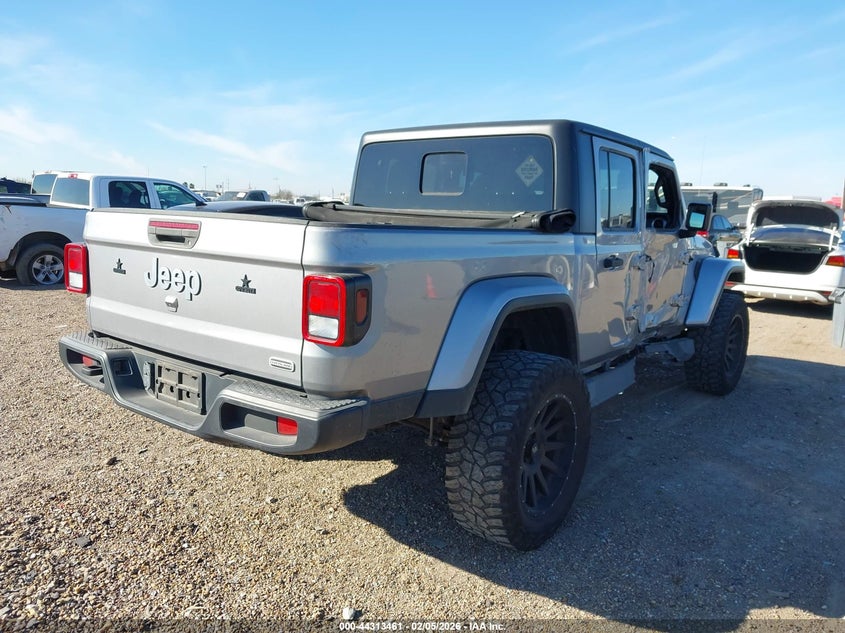 2020 Jeep Gladiator 3.6 Overland 4X4 silver Lot 111044313461 Vin 1C6HJTFG2LL140535