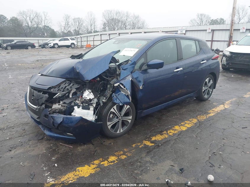 Vin: 1n4az1cv6mc556993, lot: 44809884, nissan leaf sv 40 kwh 20212