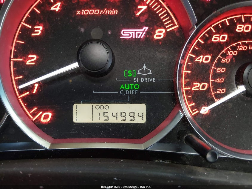 2008 Subaru Impreza Wrx Sti VIN: JF1GR896X8L817258 Lot: 44313586