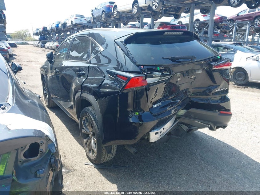 Vin: jtjjarbz8l5006246, lot: 44810035, lexus nx 300 f sport 20203