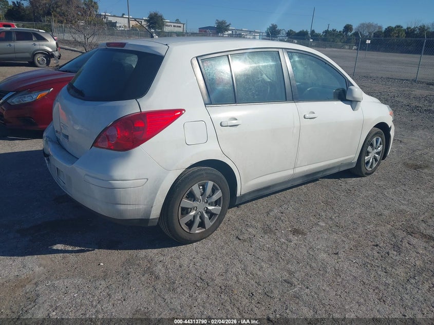 2012 Nissan Versa 1.8 1.8 S white Lot 111044313790 Vin 3N1BC1CP4CK809726