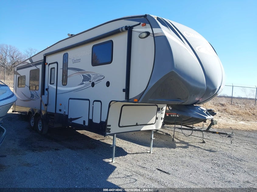 2014 FOREST RIVER CHAPARRAL 328 RES 5TH WHEEL TRVL TRAILER