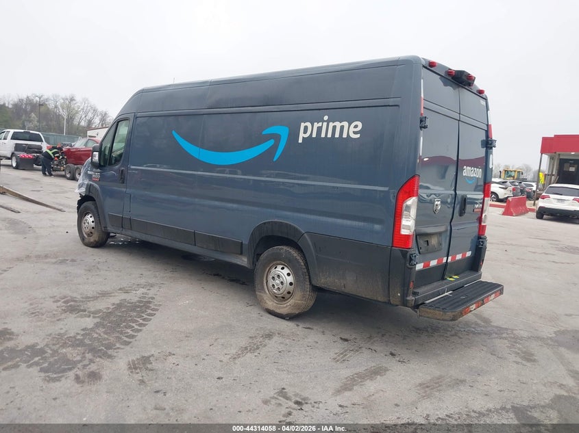 Vin: 3c6urvjg5le136319, lot: 44810463, ram promaster 3500 cargo van high roof 159 wb ext 20203