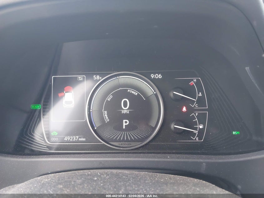 2021 LEXUS UX 250H 2.0L I-4 DI, DOHC, V(VIN: JTHX9JBH7M2050691