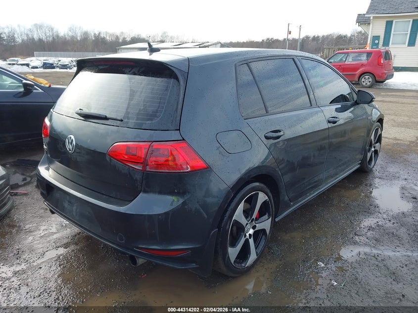 2015 Volkswagen Golf Gti 2.0T Se W/Performance Package 4-Door