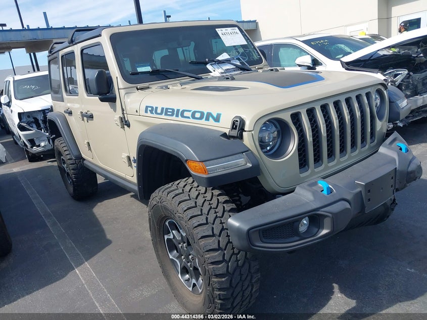 2022 Jeep Wrangler 4Xe Unlimited Rubicon 4X4