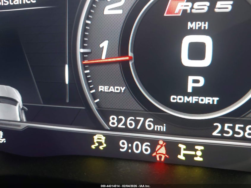2018 Audi Rs5 2.9 Rs 5 2.9T grey Lot 111044314514 Vin WUAPWAF50JA903964