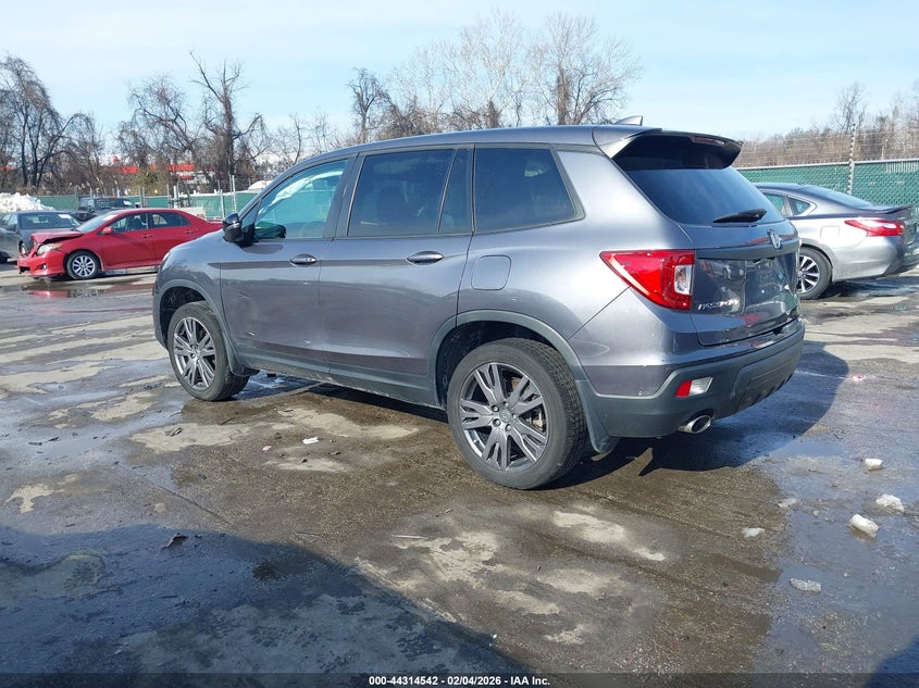 Vin: 5fnyf8h5xlb013263, lot: 44810947, honda passport awd ex-l 20203