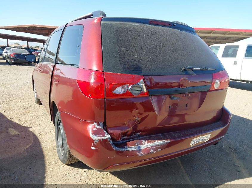 2007 Toyota Sienna Ce VIN: 5TDZK23CX7S050818 Lot: 44314605