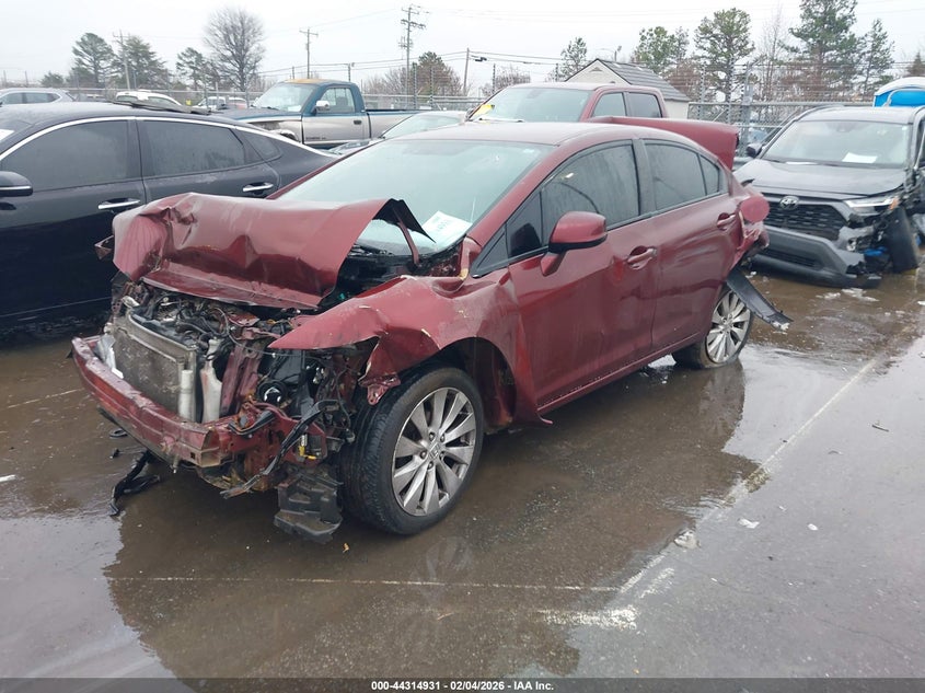 2012 Honda Civic Lx 2HGFB2F57CH597412 photo 1