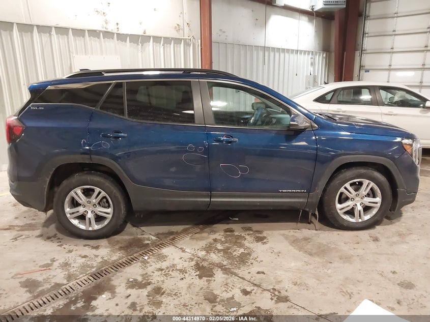 2022 Gmc Terrain 1.5 Fwd Sle blue Lot 111044314970 Vin 3GKALMEV2NL217653