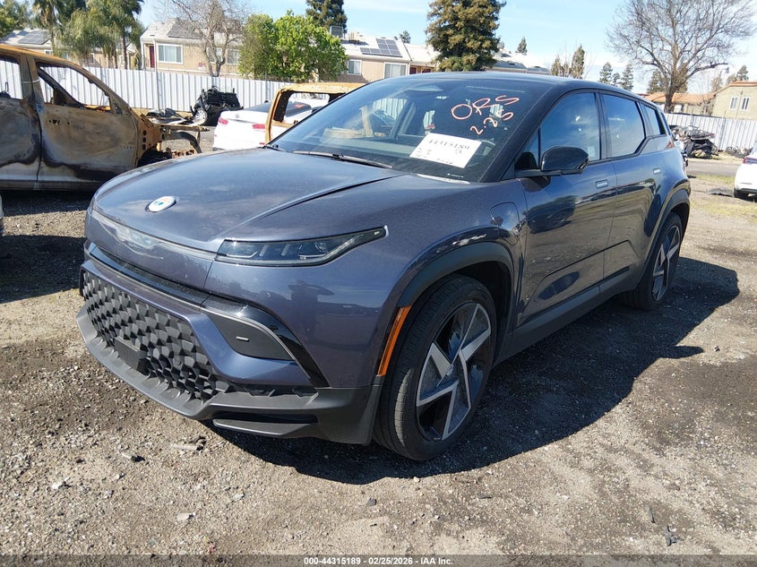 Vin: vcf1zbu21pg004321, lot: 44811594, fisker ocean one 20232