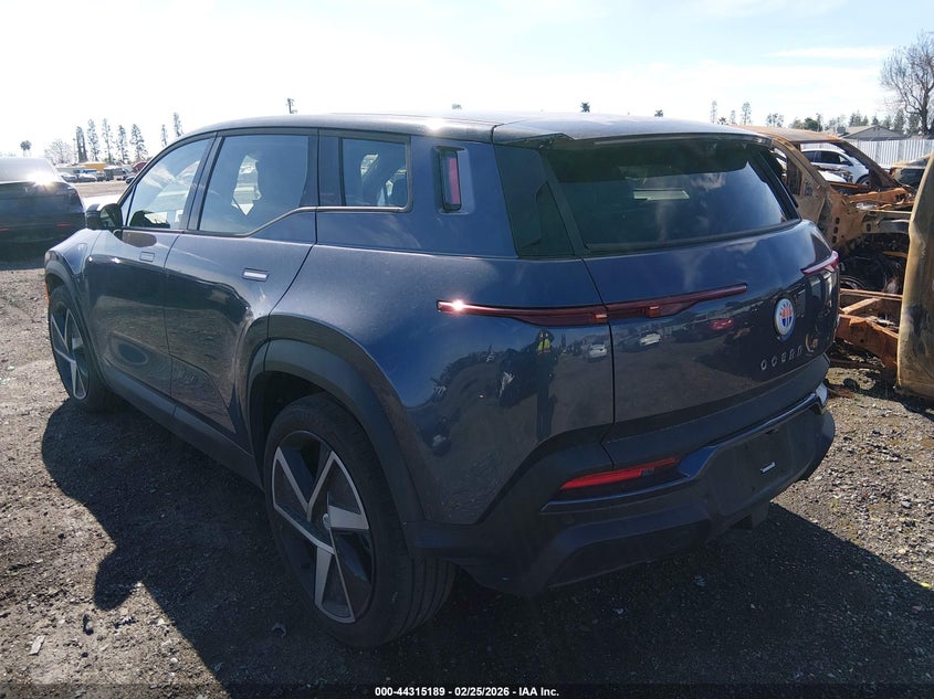 Vin: vcf1zbu21pg004321, lot: 44811594, fisker ocean one 20233