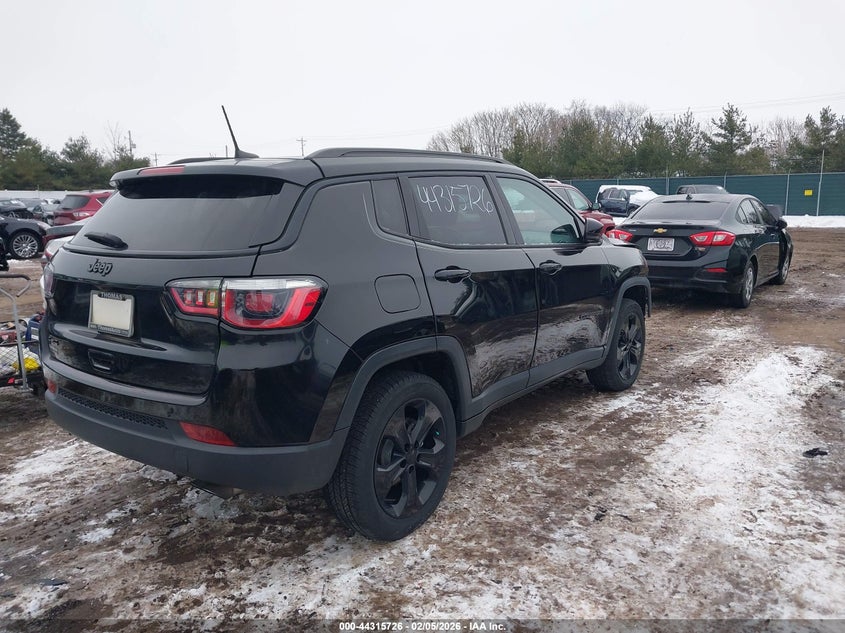 2019 Jeep Compass 2.4 Altitude 4X4 black Lot 111044315726 Vin 3C4NJDBB2KT682667