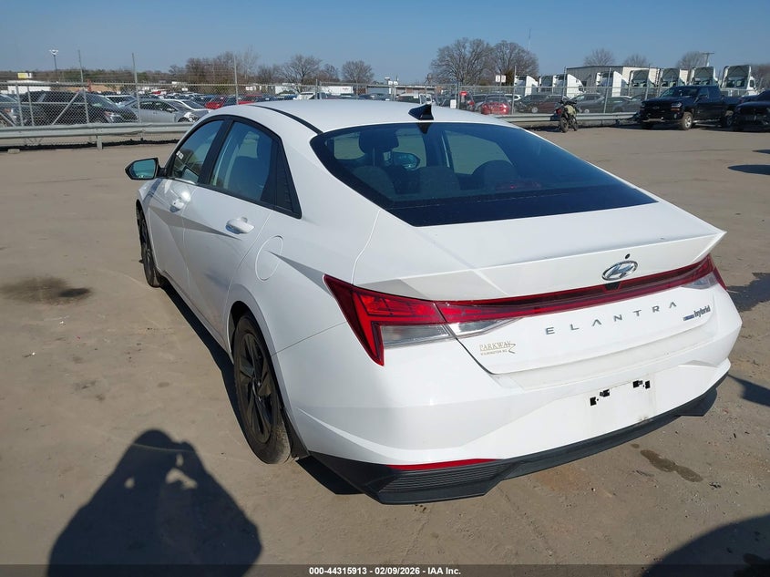 2023 Hyundai Elantra Hybrid Blue