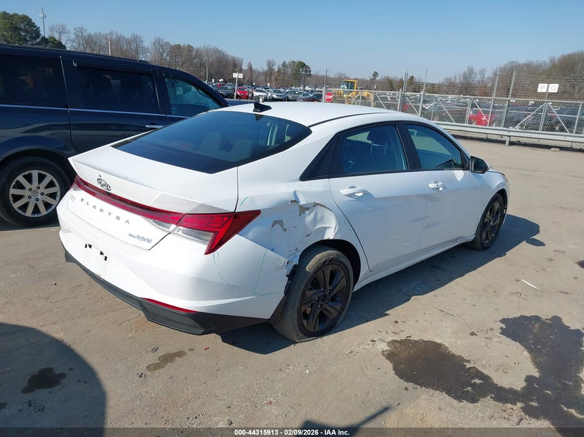 2023 Hyundai Elantra Hybrid Blue