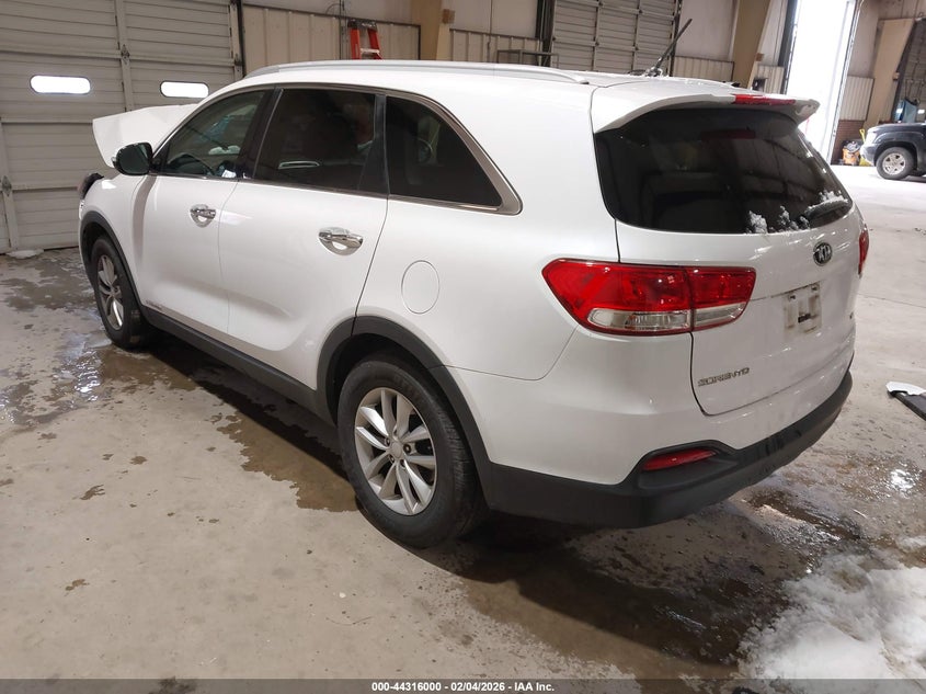 Vin: 5xypgda57jg410776, lot: 44812405, kia sorento 3.3l lx 20183