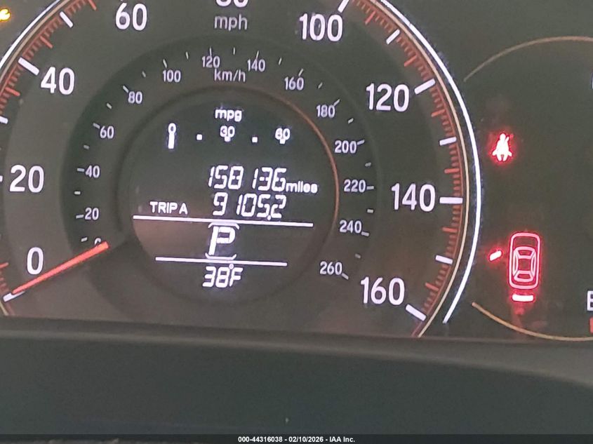 2016 Honda Accord Ex-L V-6 VIN: 1HGCT2B82GA000395 Lot: 44316038