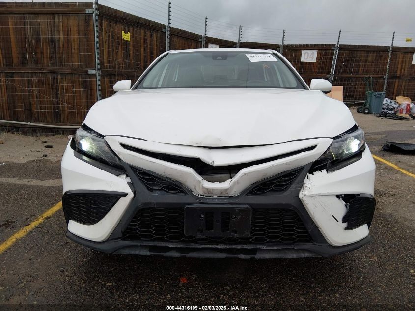 2021 Toyota Camry Se VIN: 4T1G11AK7MU466326 Lot: 44316109