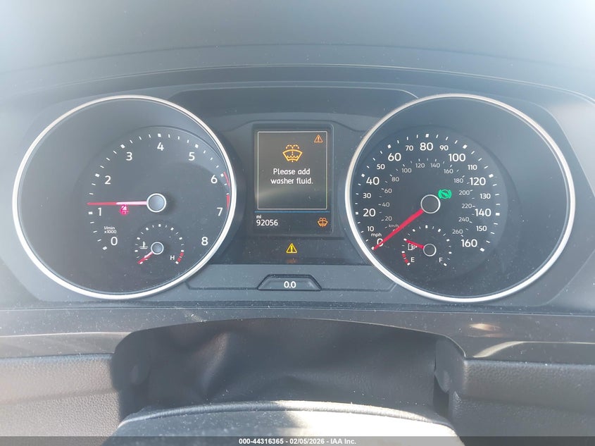 2019 Volkswagen Tiguan 2.0T S VIN: 3VV1B7AX0KM032340 Lot: 44316365
