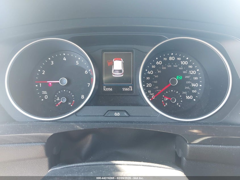 2019 Volkswagen Tiguan 2.0T S VIN: 3VV1B7AX0KM032340 Lot: 44316365