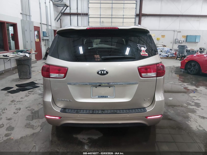 2017 Kia Sedona Lx VIN: KNDMB5C19H6233543 Lot: 44316377