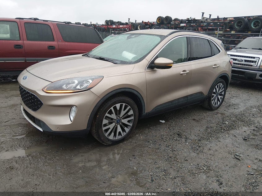 VIN 1FMCU0DZ7LUA39655 2020 FORD ESCAPE TITANIUM HYBRID
