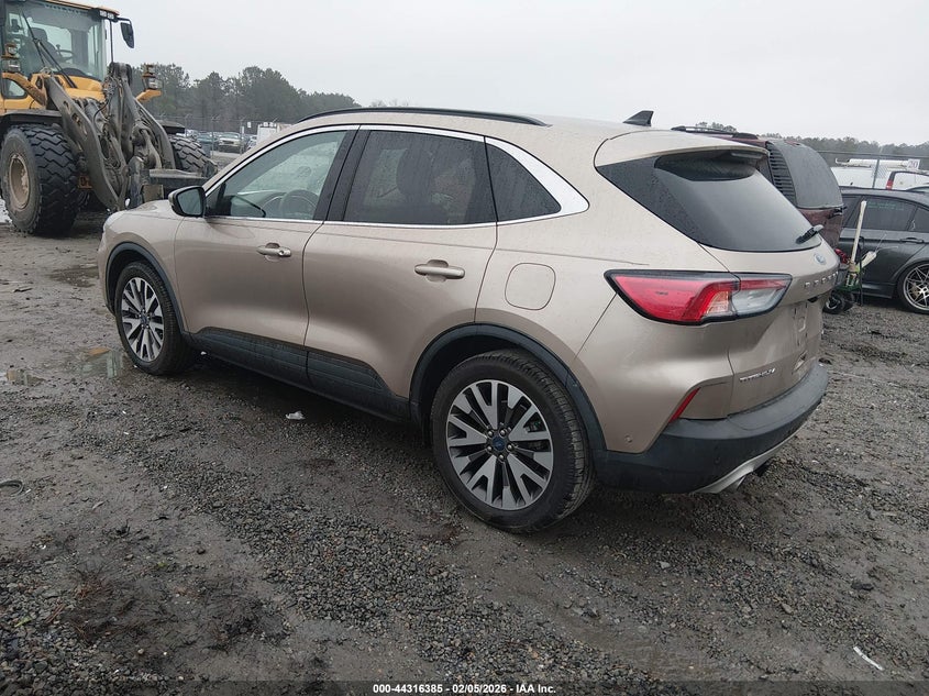 VIN 1FMCU0DZ7LUA39655 2020 FORD ESCAPE TITANIUM HYBRID