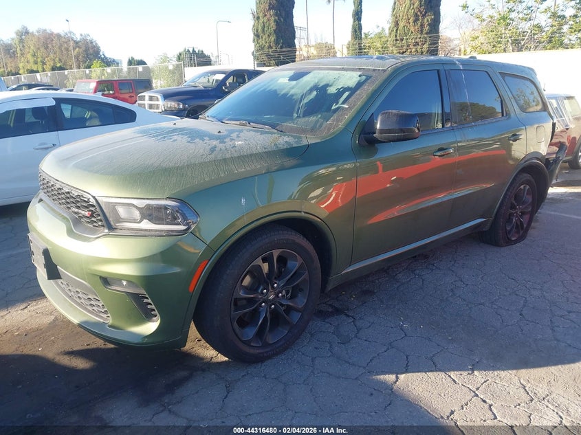 2021 Dodge Durango Gt Rwd