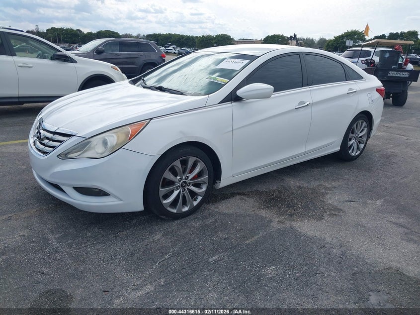2012 Hyundai Sonata 2.4 Se white Lot 111044316615 Vin 5NPEC4AC2CH461916