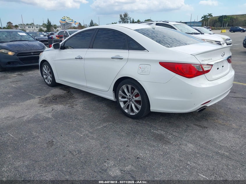 2012 Hyundai Sonata 2.4 Se white Lot 111044316615 Vin 5NPEC4AC2CH461916