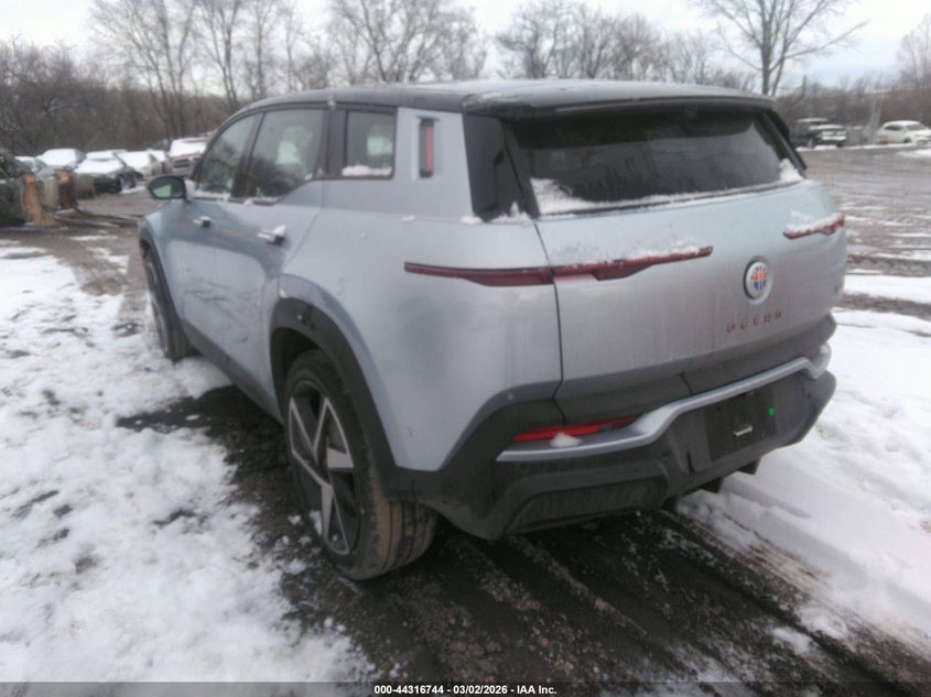 Vin: vcf1zbu25pg004449, lot: 44813148, fisker ocean one 20233