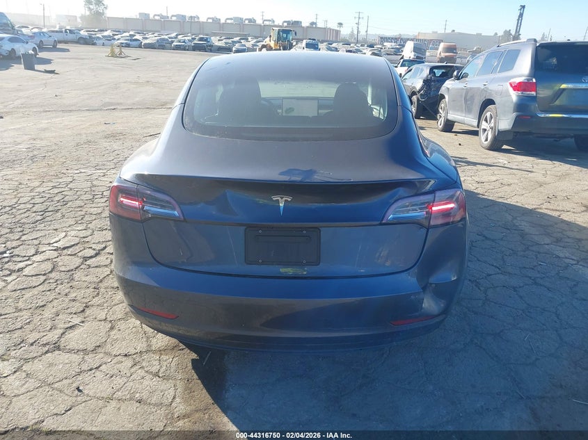 2022 Tesla Model 3 Rear-Wheel Drive grey Lot 111044316750 Vin 5YJ3E1EA3NF298820