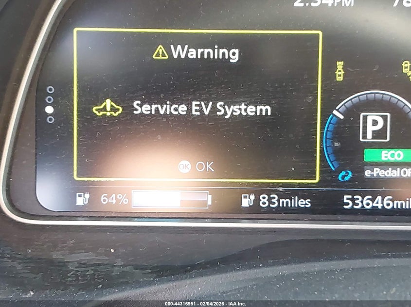 2019 Nissan Leaf Sl VIN: 1N4AZ1CP5KC305512 Lot: 44316951