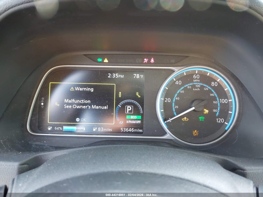 2019 Nissan Leaf Sl VIN: 1N4AZ1CP5KC305512 Lot: 44316951