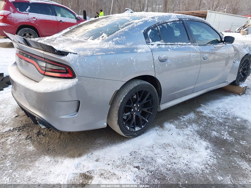 2017 Dodge Charger 6.4 R/T Scat Pack Rwd grey Lot 111044317046 Vin 2C3CDXGJ1HH631585